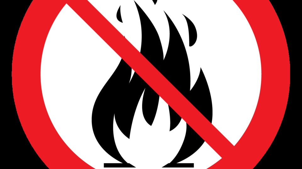 symbol för eldningsförbud